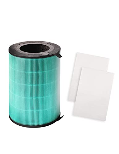 KTJBESTF 360°酵素フィルターEJT-S200 空気清浄機交換用フィルター空気清浄機 AirEngine（エア エンジン）、JetClean（ジェットクリーン）用交換フィルター 使い捨てフィルター2枚付き(対応型番：EJT-S200,EJT-1100SD)